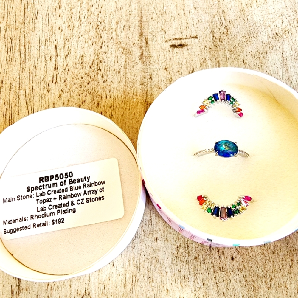 Ring Bomb Party Autism Awareness Size 6 Ring